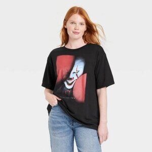 IT Chapter Two Scary Pennywise Clown Oversized Tee Shirt T-Shirt Size Large NWOT